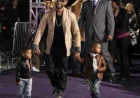 ushers son hospitalized